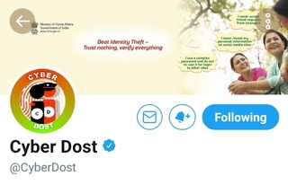 Follow Cyber Dost (@CyberDost) on twitter and beaware from online fraud.
